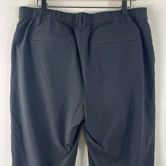 Talbots Fleece Lined Straight Leg Black Hiking Ankle Pants Womens Size 12 - Picture 12 of 16